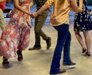 Fresno contra dancers–circle right